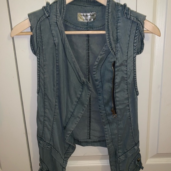 Jackets & Blazers - Blue/Gray Thin Jacket